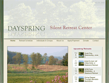 Tablet Screenshot of dayspringretreat.org